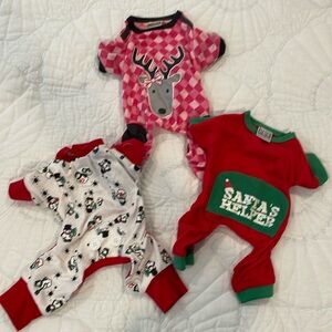 Christmas pajamas for dog or cat